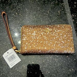 Coach Phone/wallet wristlet.